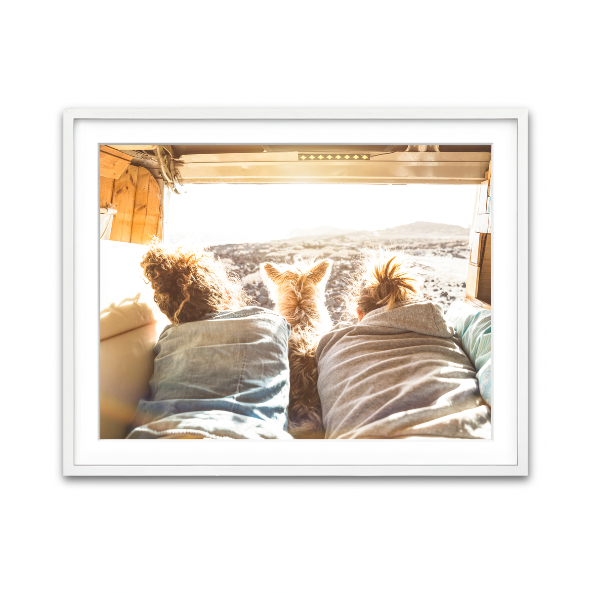 Framed Print 4x3 White