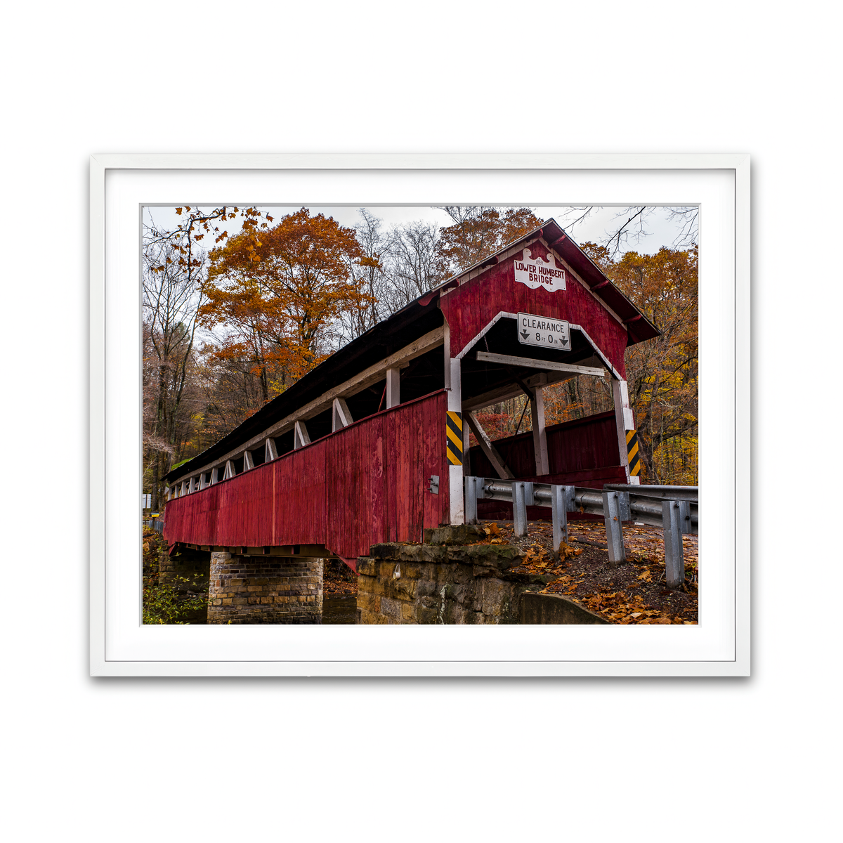 Framed Print 4x3 White