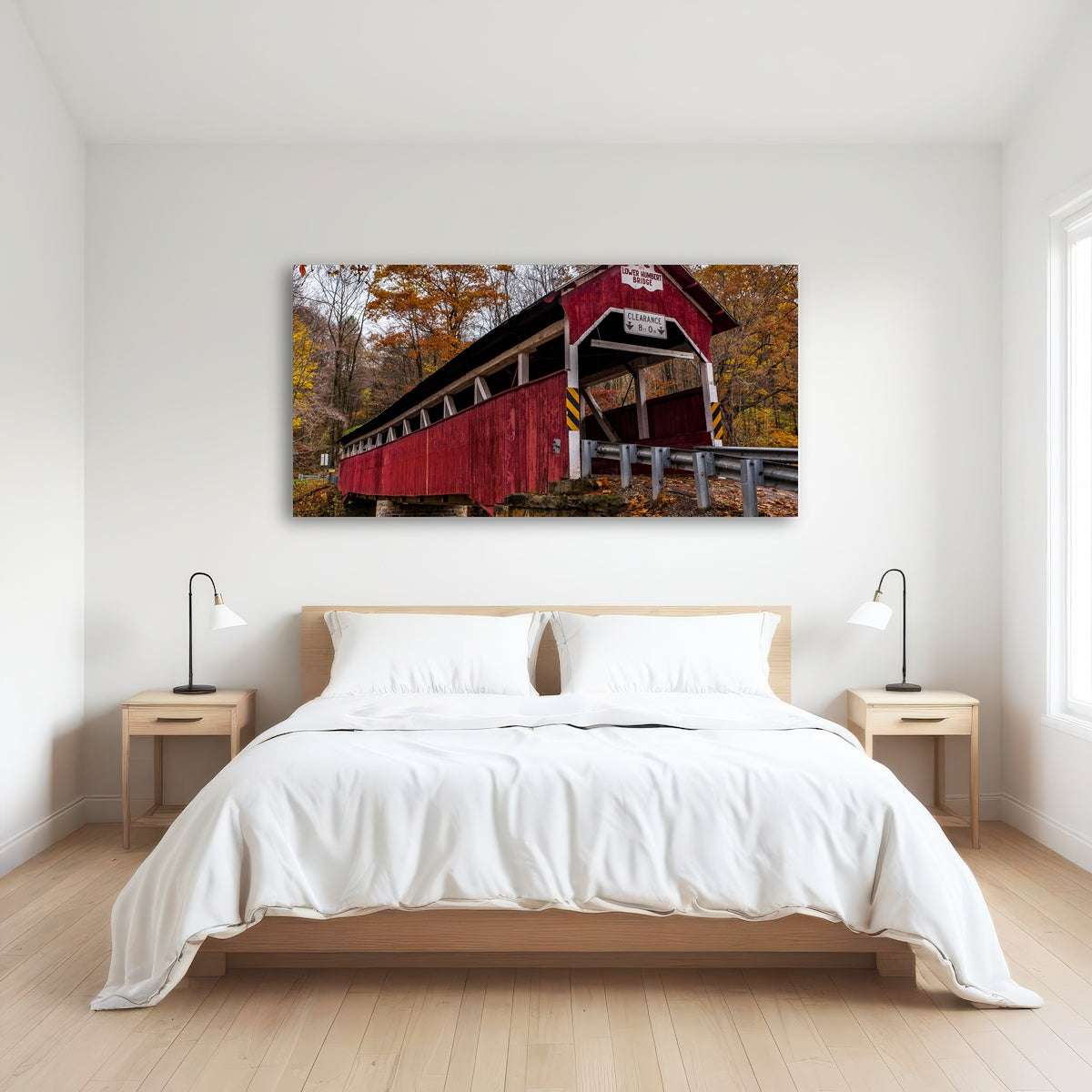 AUTO-MOCKUP ROOM | Historic Lower Humbert Covered Bridge