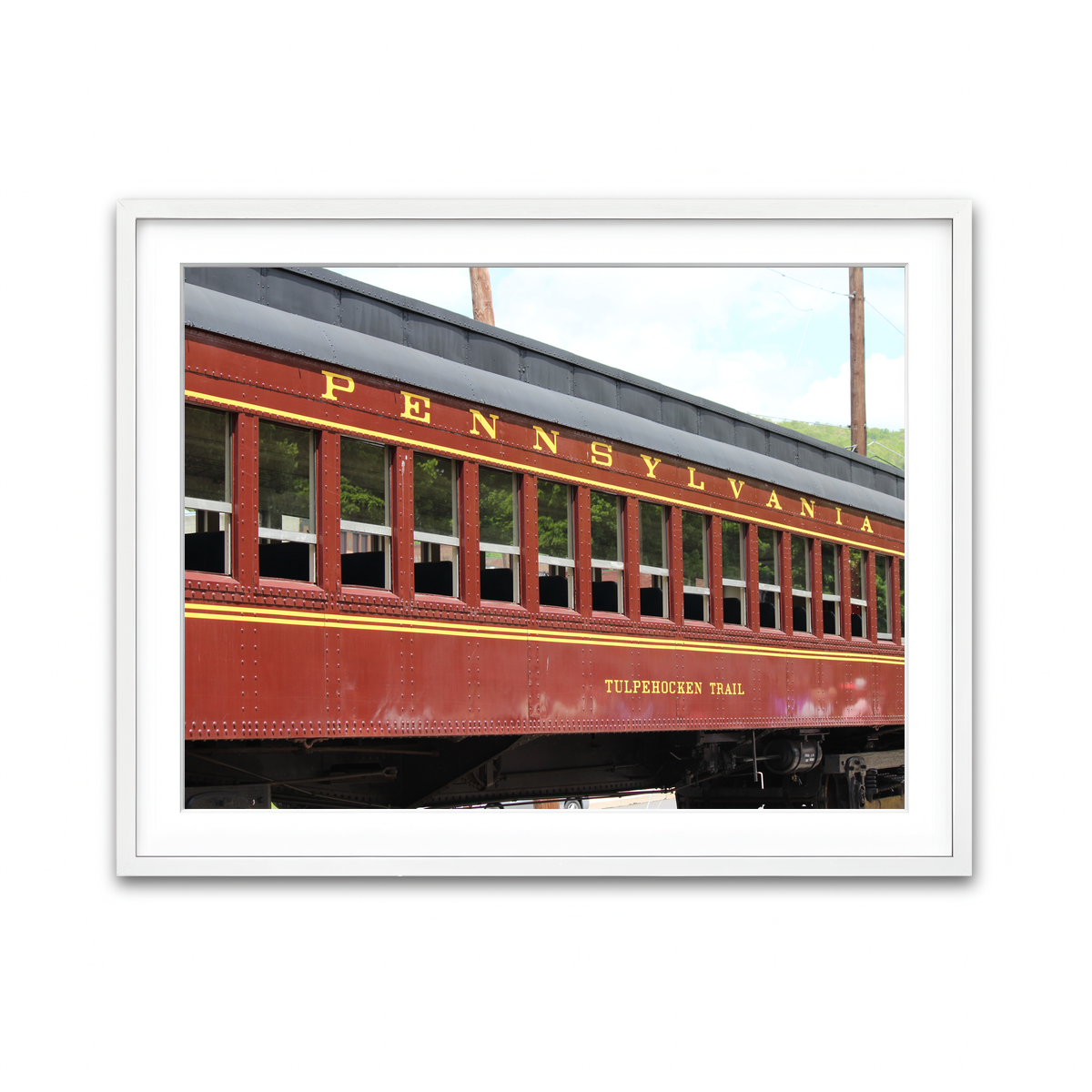 Framed Print 4x3 White