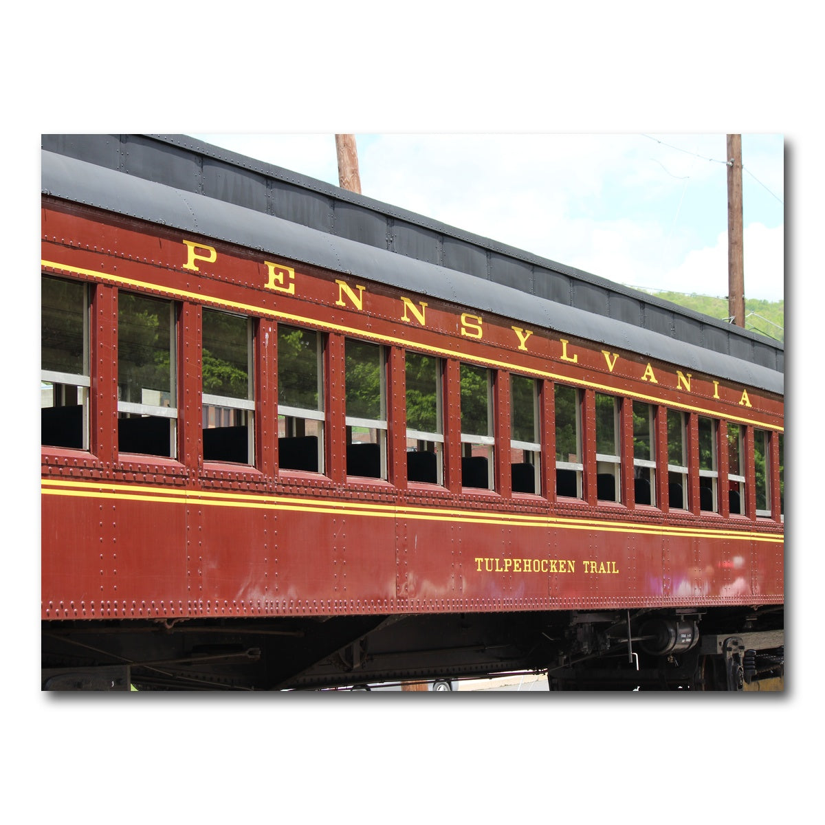 AUTO-MOCKUP WHITE | Historic railroad car | 1 Piece | Gallery Wrap Canvas | group=4x3