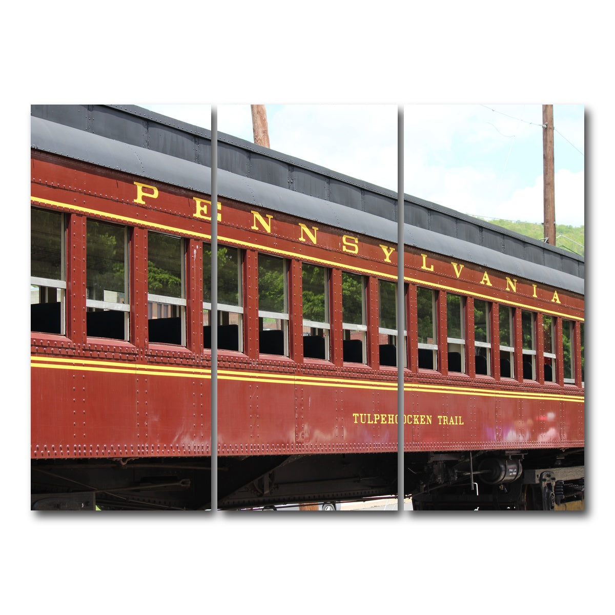 AUTO-MOCKUP WHITE | Historic railroad car | 3 Piece | Gallery Wrap Canvas | group=8x18