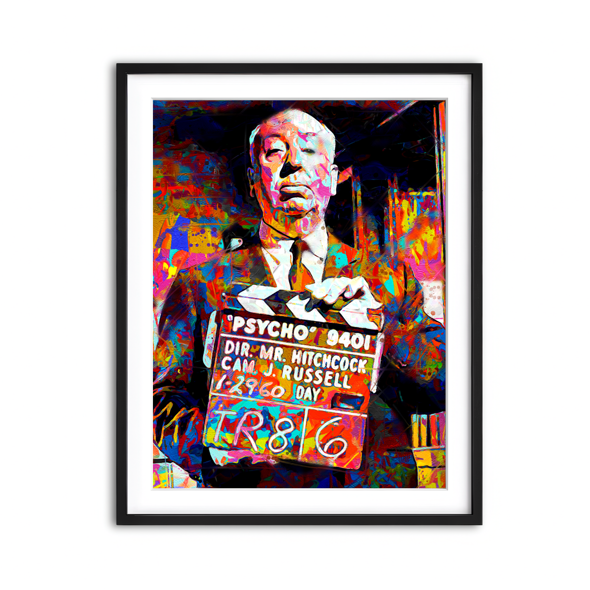 Framed Print 3x4 Black