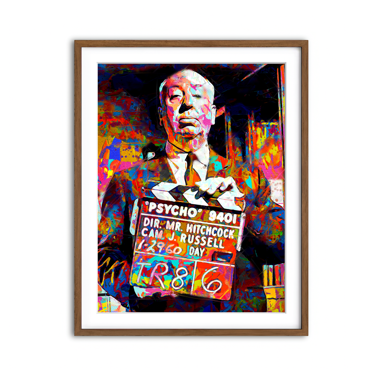 Framed Print 3x4 Walnut