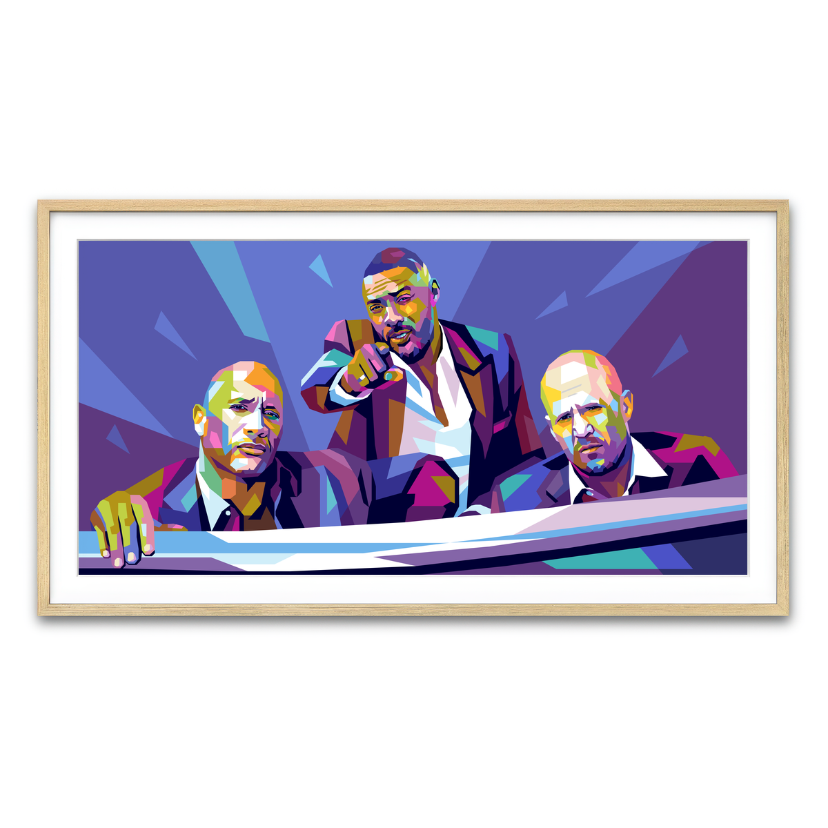 Framed Print 2x1 Natural