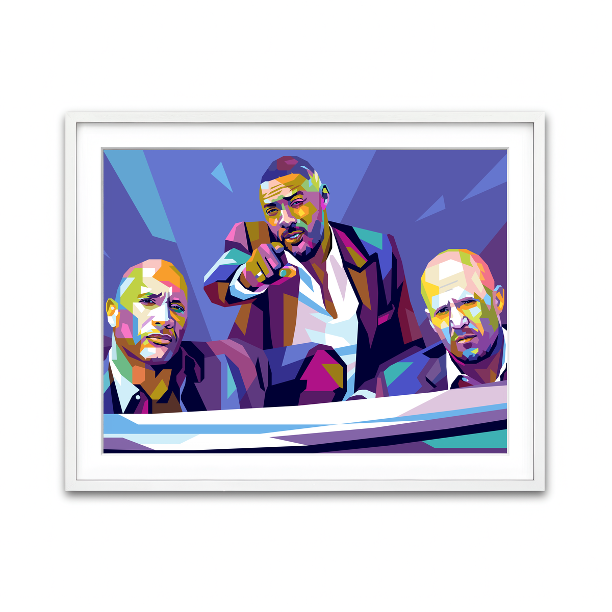 Framed Print 4x3 White