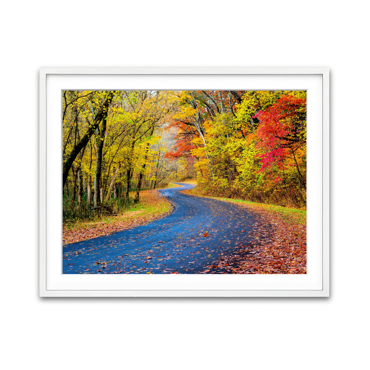 Framed Print 4x3 White