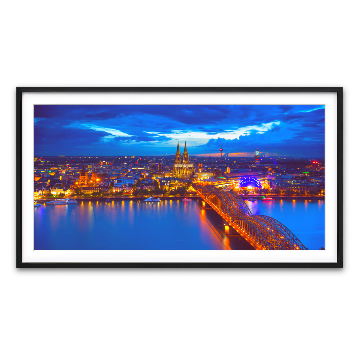 Framed Print 2x1 Black