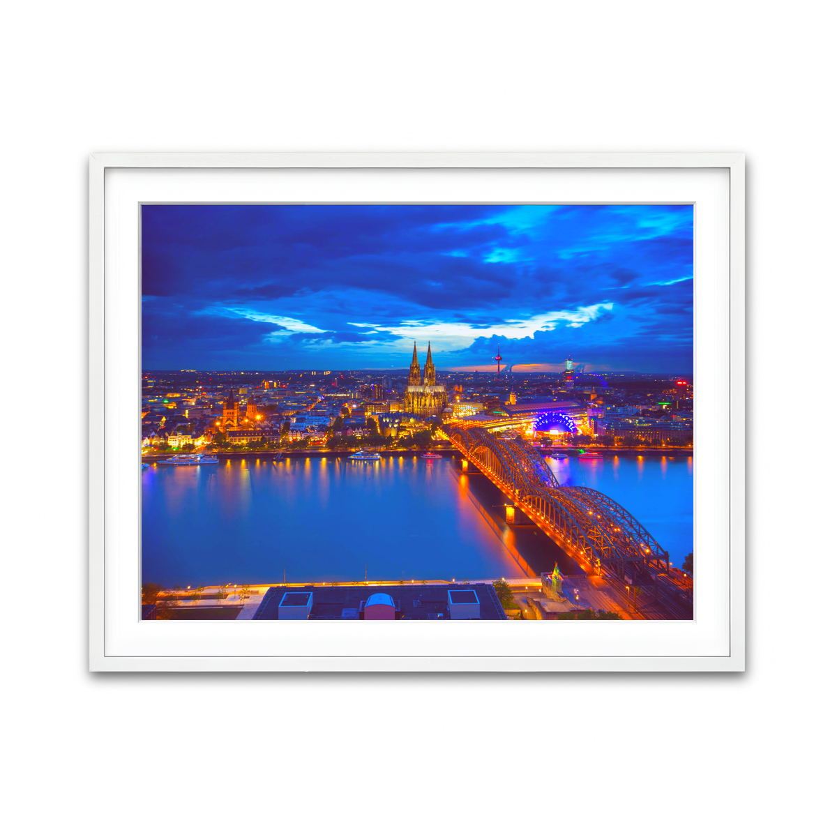 Framed Print 4x3 White