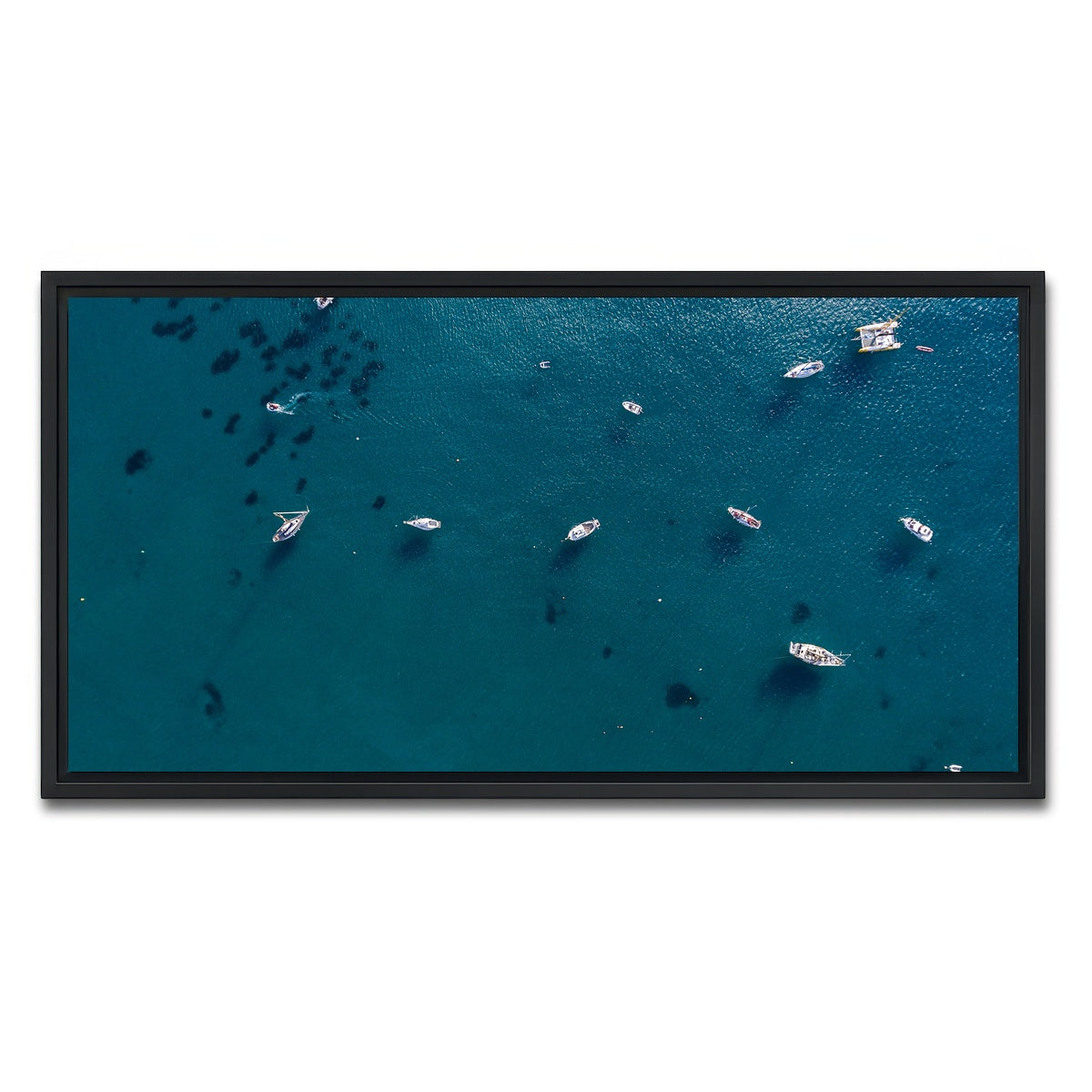 AUTO-MOCKUP WHITE | Holiday on the Water | 1 Piece | Black Framed Canvas | group=2x1