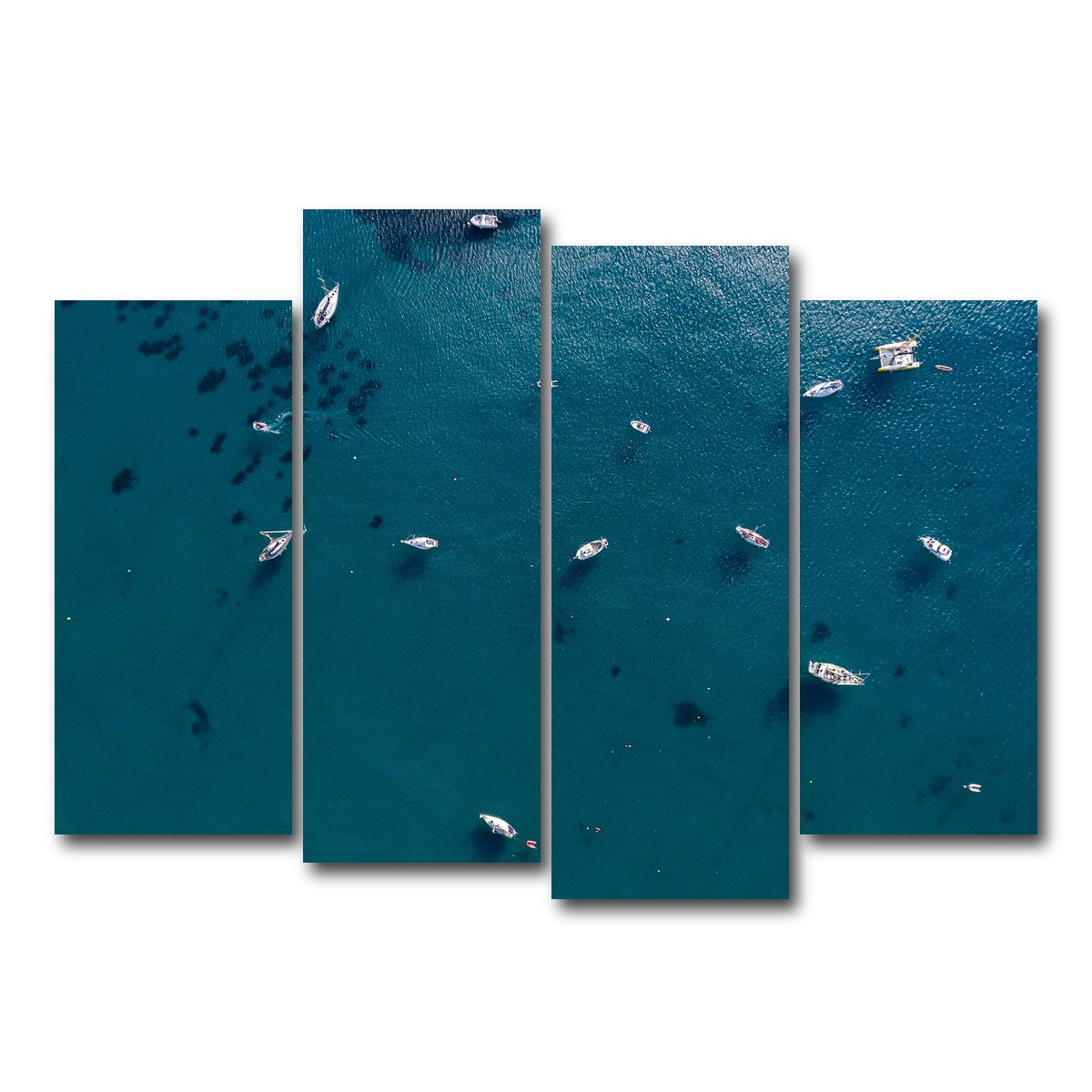 AUTO-MOCKUP WHITE | Holiday on the Water | 4 Piece | Gallery Wrap Canvas | group=4_normal