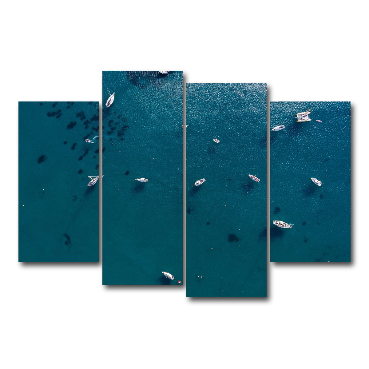 AUTO-MOCKUP WHITE | Holiday on the Water | 4 Piece | Gallery Wrap Canvas | group=4_short