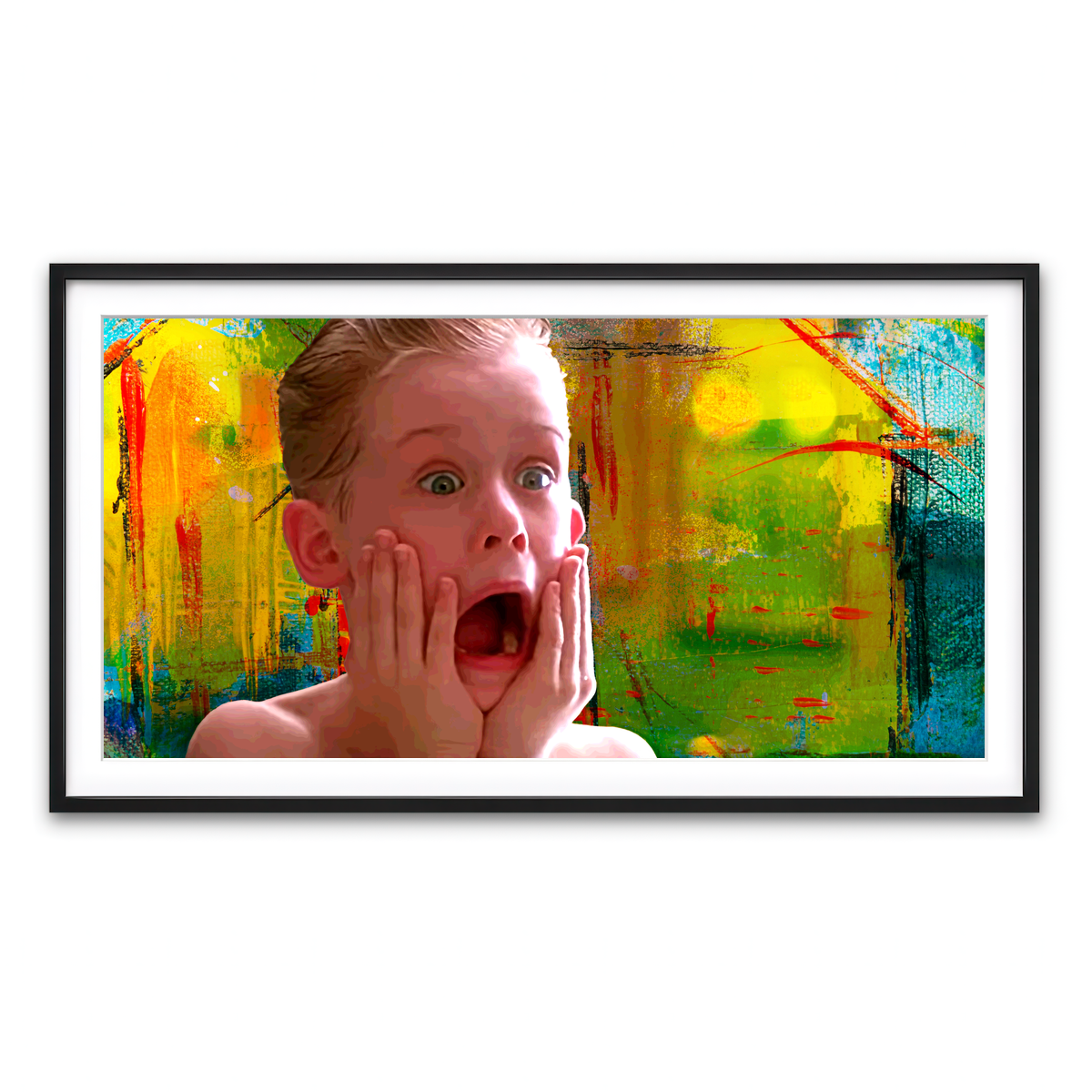Framed Print 2x1 Black