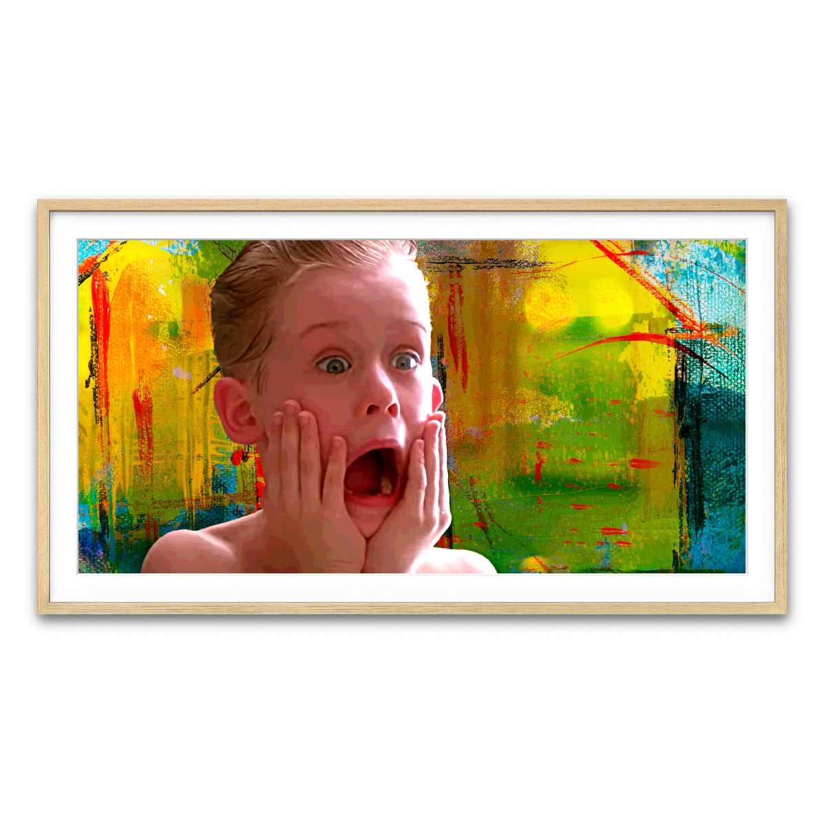 Framed Print 2x1 Natural