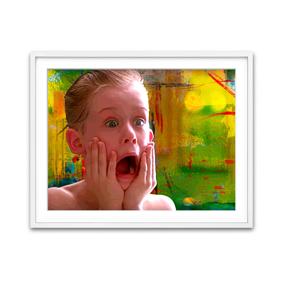 Framed Print 4x3 White