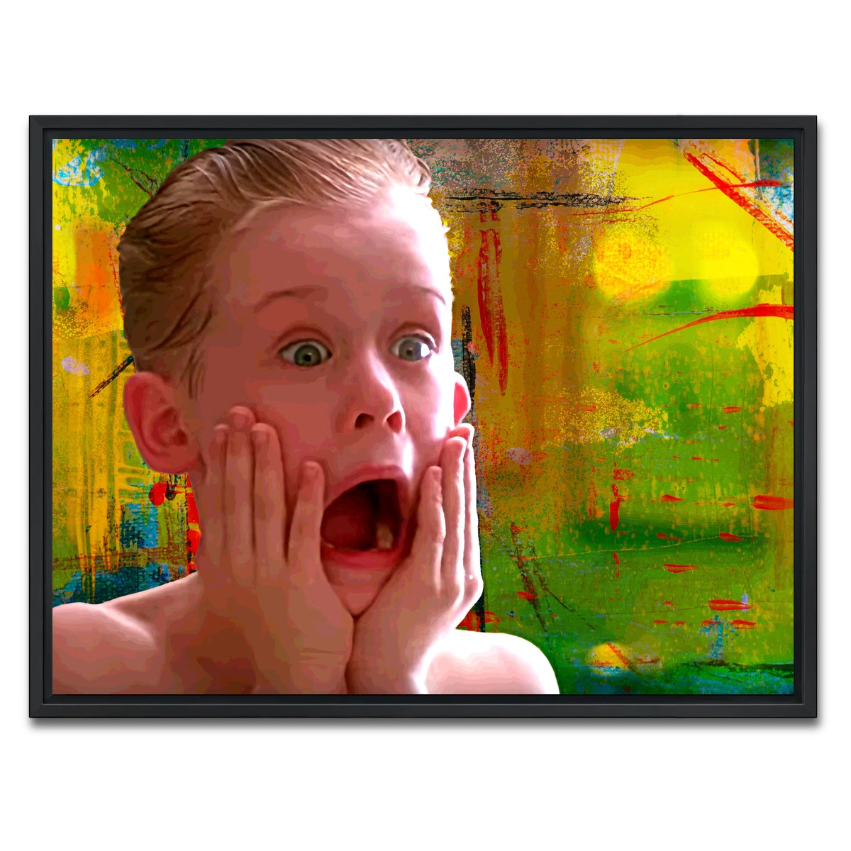 AUTO-MOCKUP WHITE | Home Alone Aftershave | 1 Piece | Black Framed Canvas | group=4x3
