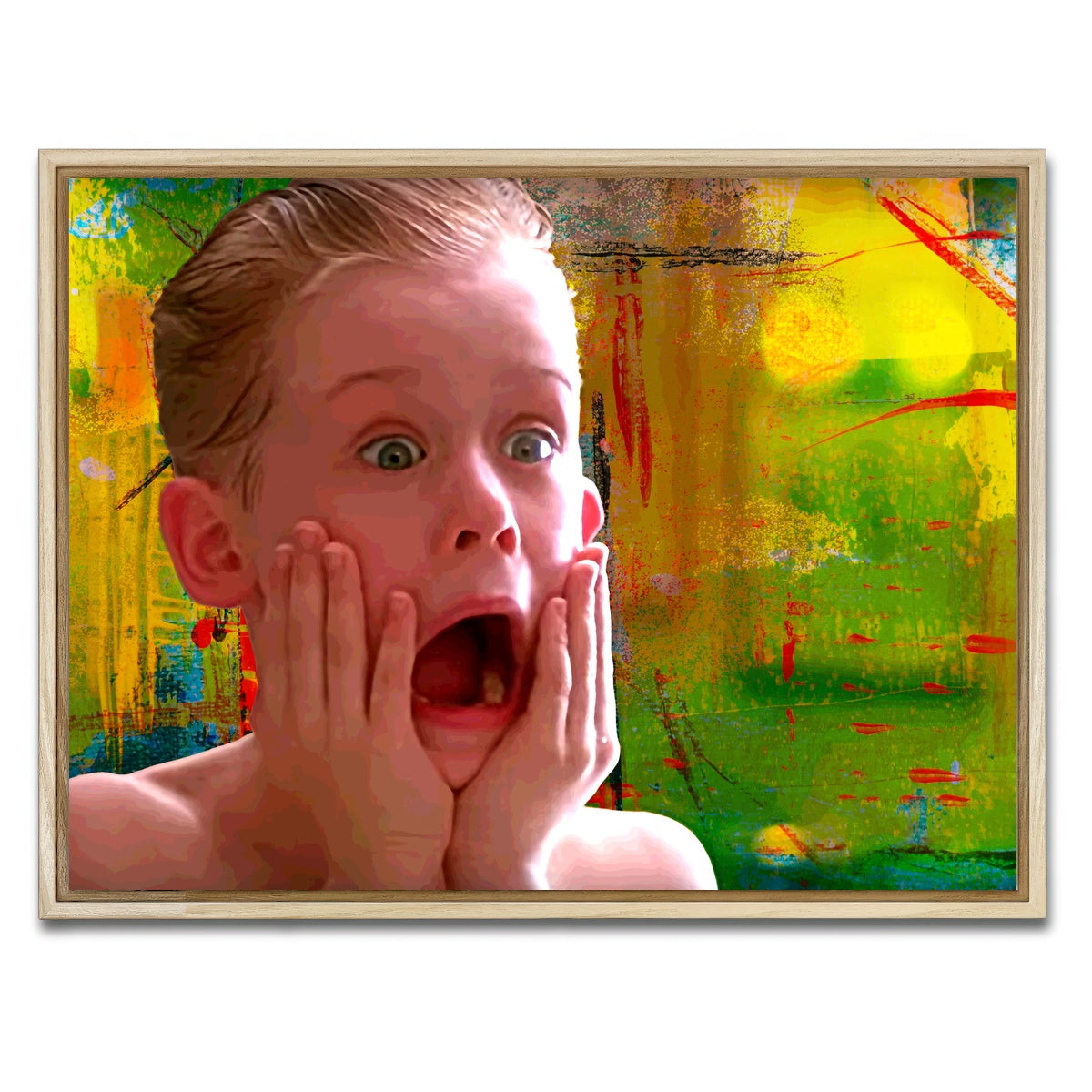 AUTO-MOCKUP WHITE | Home Alone Aftershave | 1 Piece | Natural Framed Canvas | group=4x3