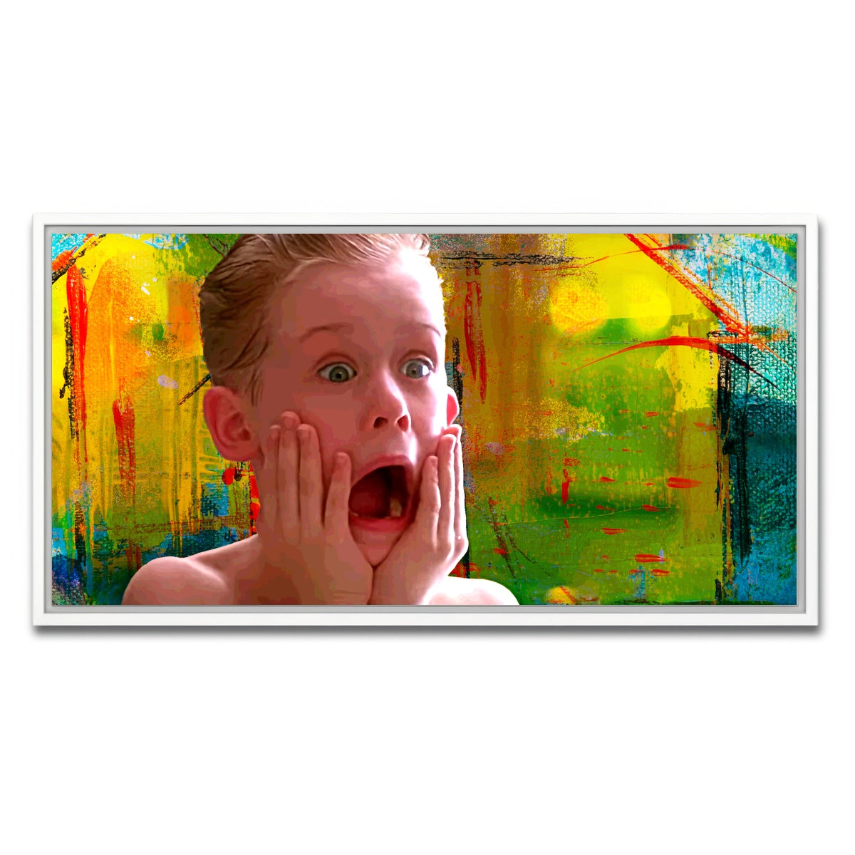 AUTO-MOCKUP WHITE | Home Alone Aftershave | 1 Piece | White Framed Canvas | group=2x1