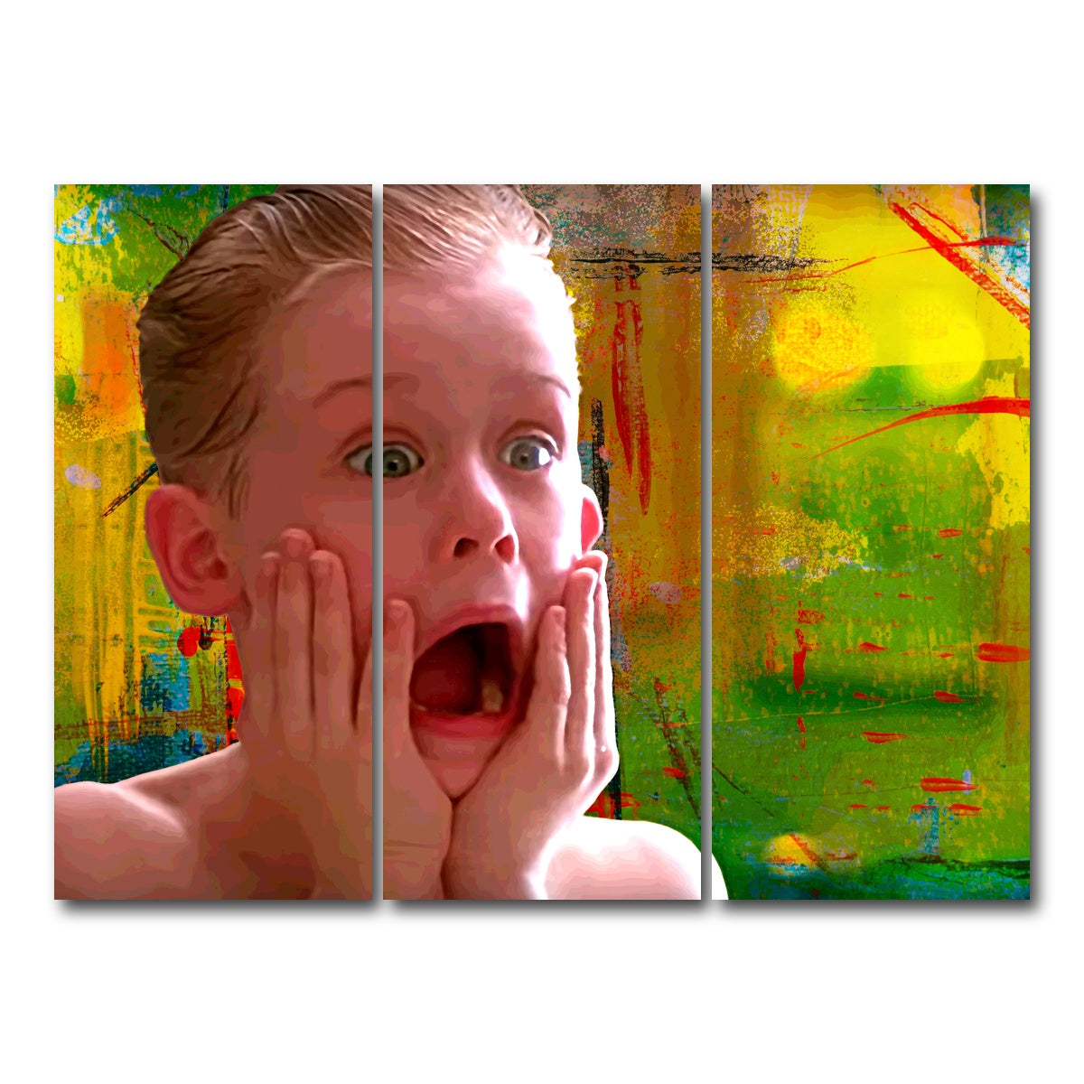 AUTO-MOCKUP WHITE | Home Alone Aftershave | 3 Piece | Gallery Wrap Canvas | group=8x18