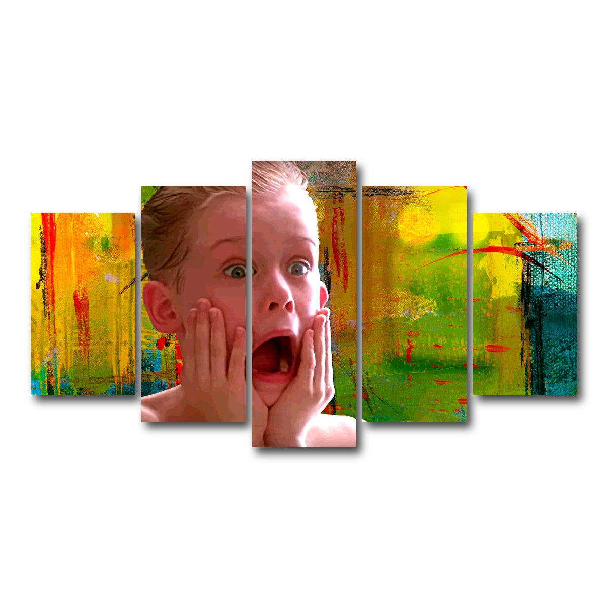 AUTO-MOCKUP WHITE | Home Alone Aftershave | 5 Piece | Gallery Wrap Canvas | group=5_normal