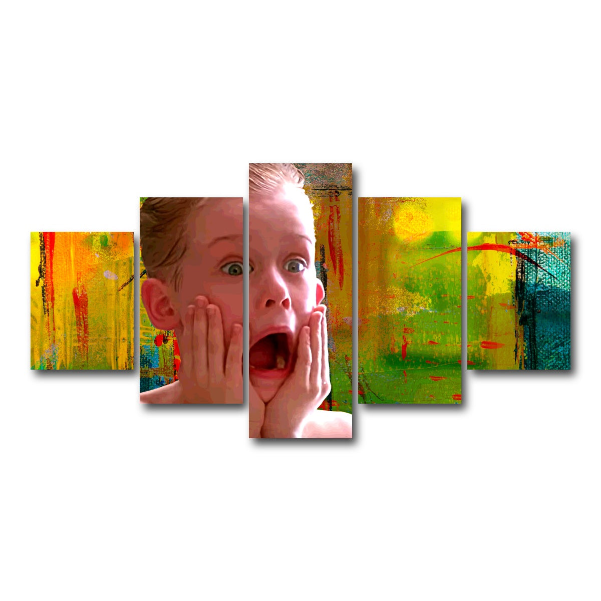 AUTO-MOCKUP WHITE | Home Alone Aftershave | 5 Piece | Gallery Wrap Canvas | group=5_short