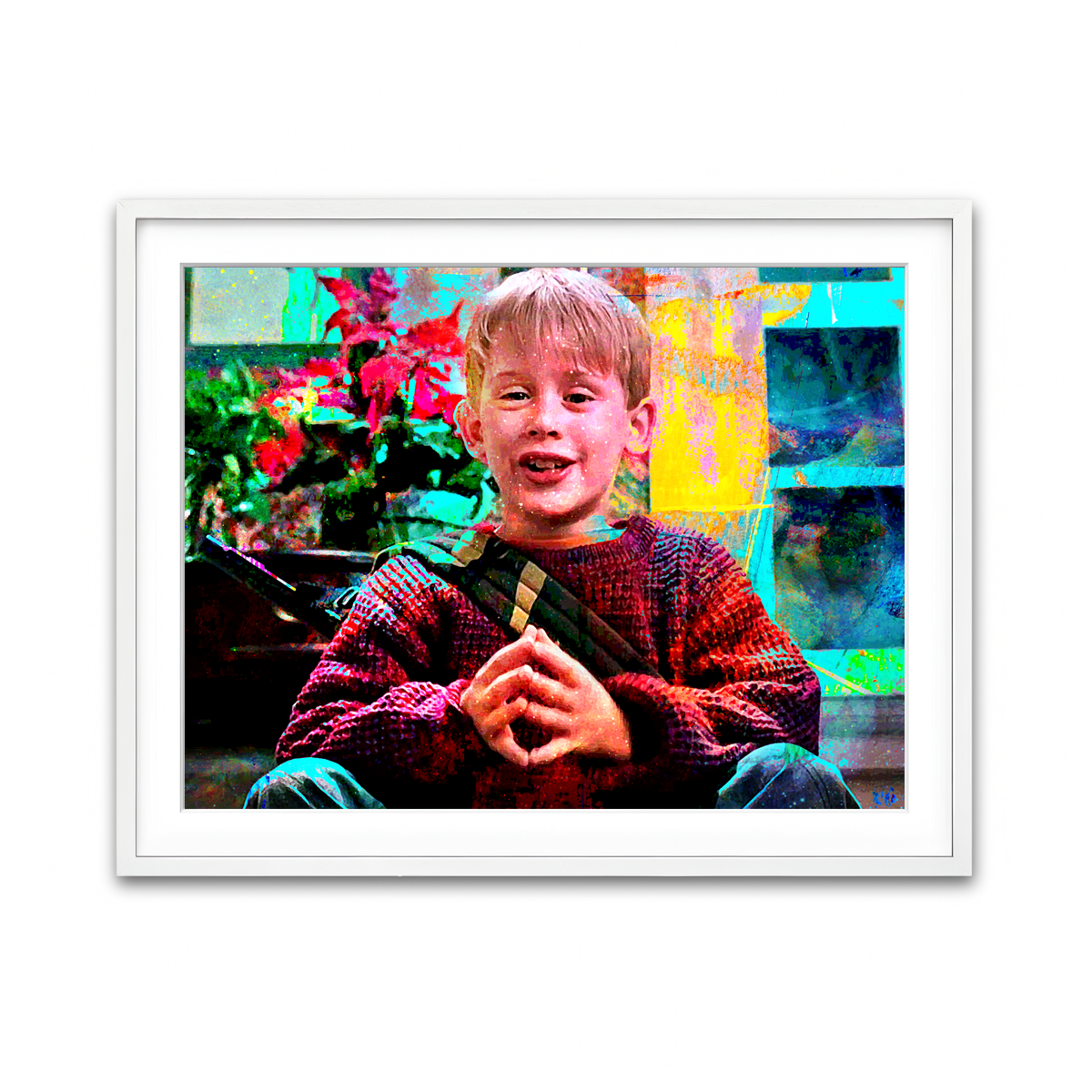 Framed Print 4x3 White