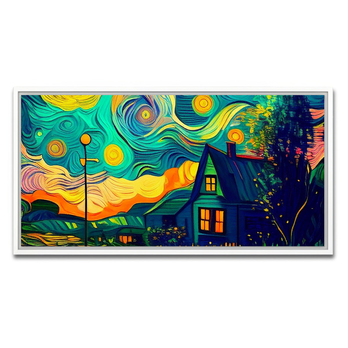 AUTO-MOCKUP WHITE | Home Sweet Home | 1 Piece | White Framed Canvas | group=2x1