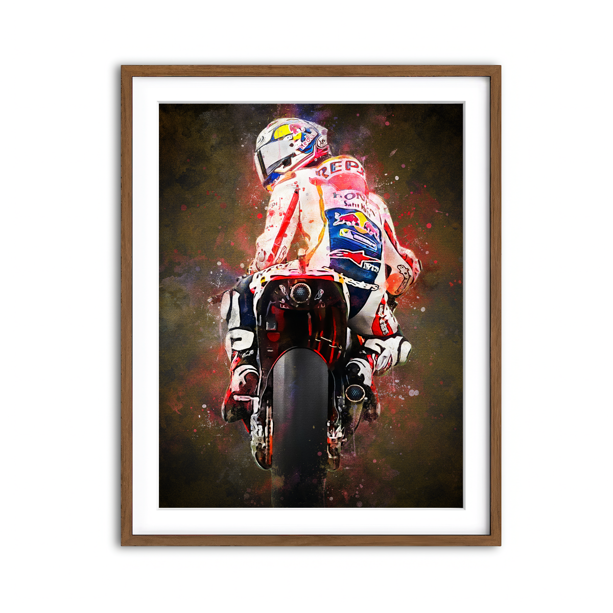 Framed Print 3x4 Walnut