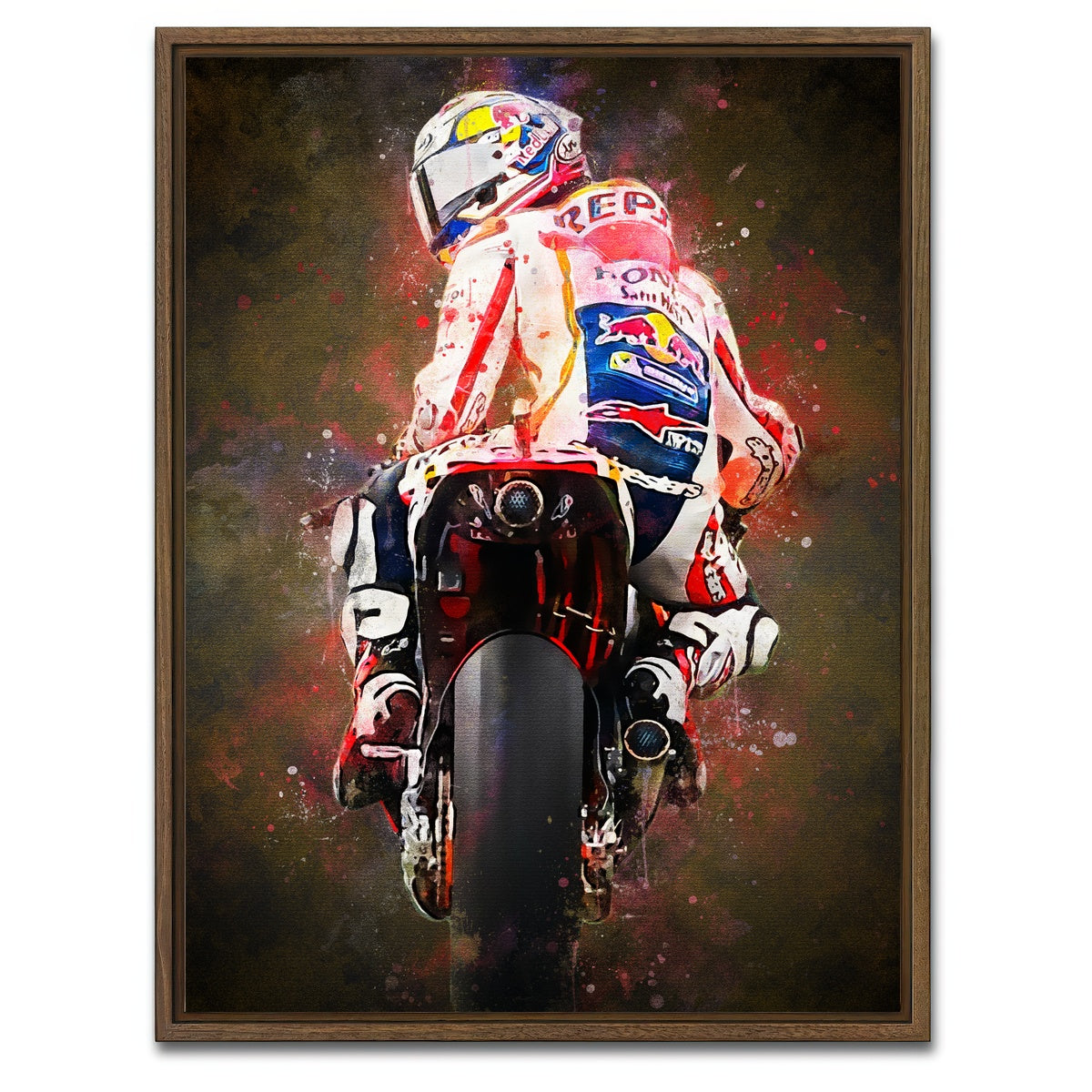 AUTO-MOCKUP WHITE | Honda | 1 Piece | Walnut Framed Canvas | group=3x4