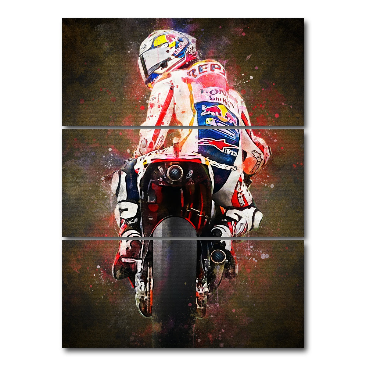 AUTO-MOCKUP WHITE | Honda | 3 Piece | Gallery Wrap Canvas | group=8x18_stacked