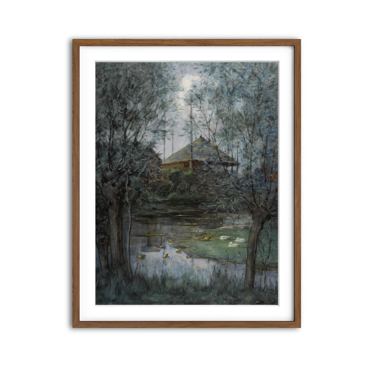 Framed Print 3x4 Walnut