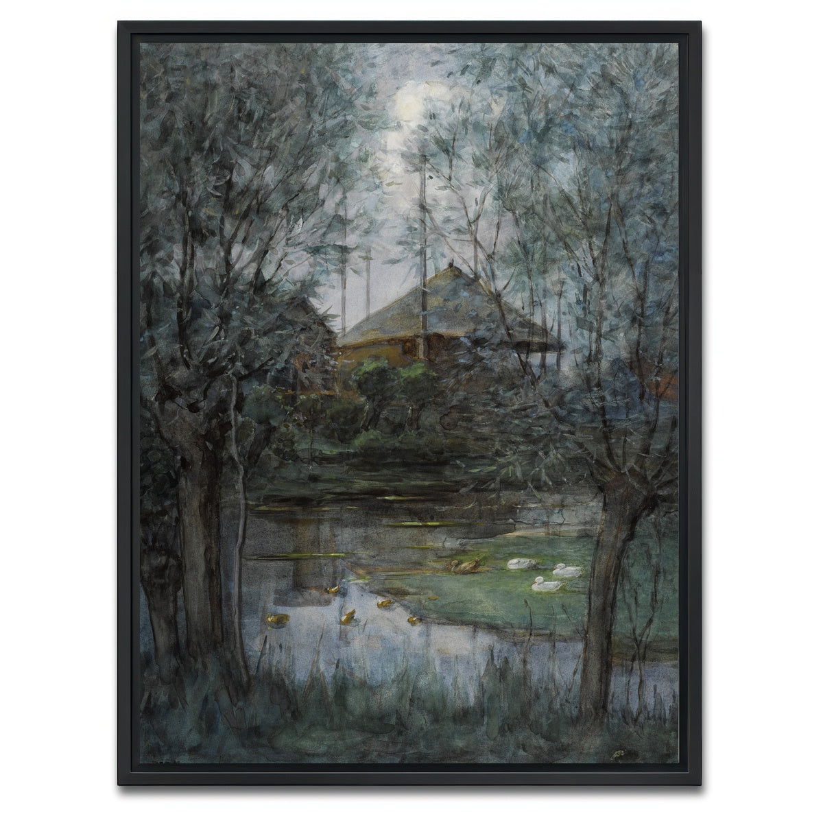 AUTO-MOCKUP WHITE | Hooischelf | 1 Piece | Black Framed Canvas | group=3x4