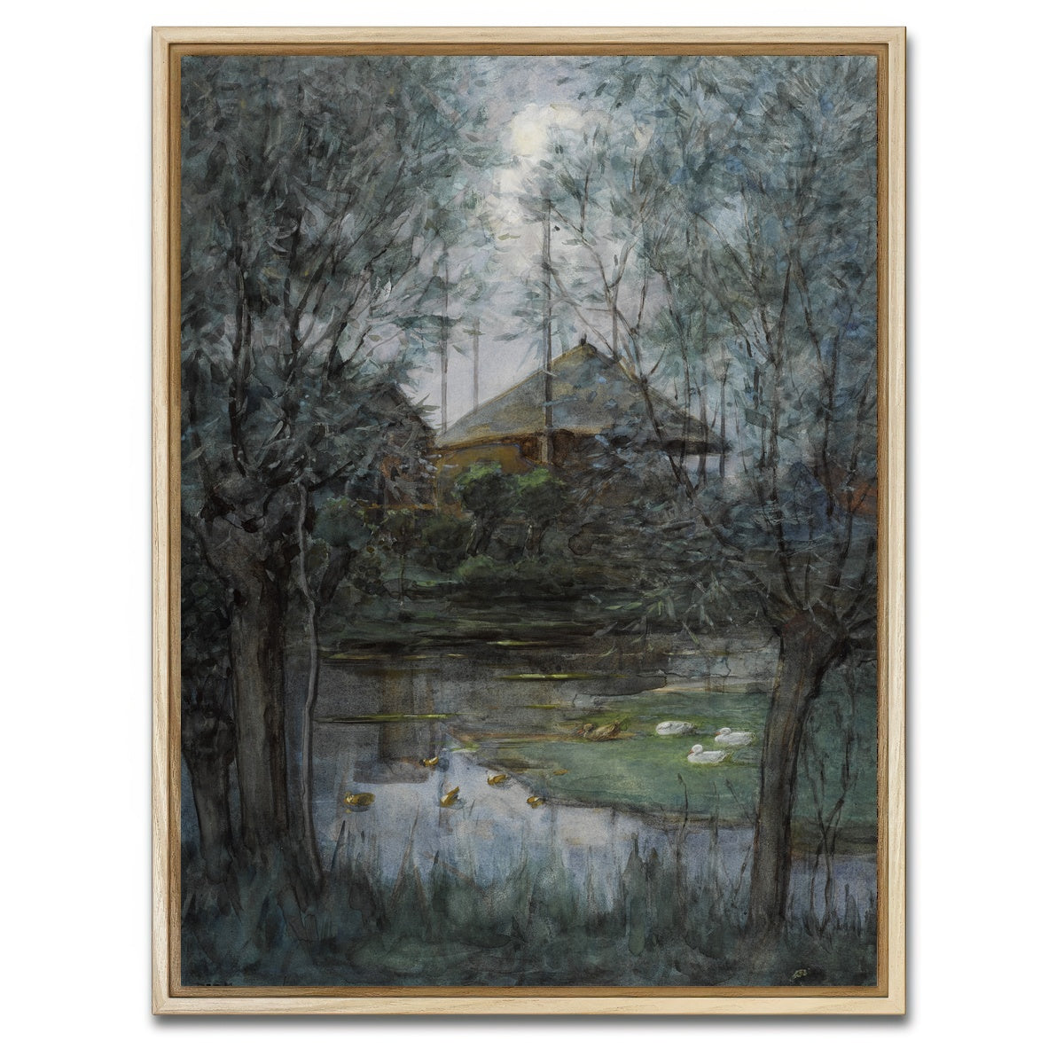 AUTO-MOCKUP WHITE | Hooischelf | 1 Piece | Natural Framed Canvas | group=3x4