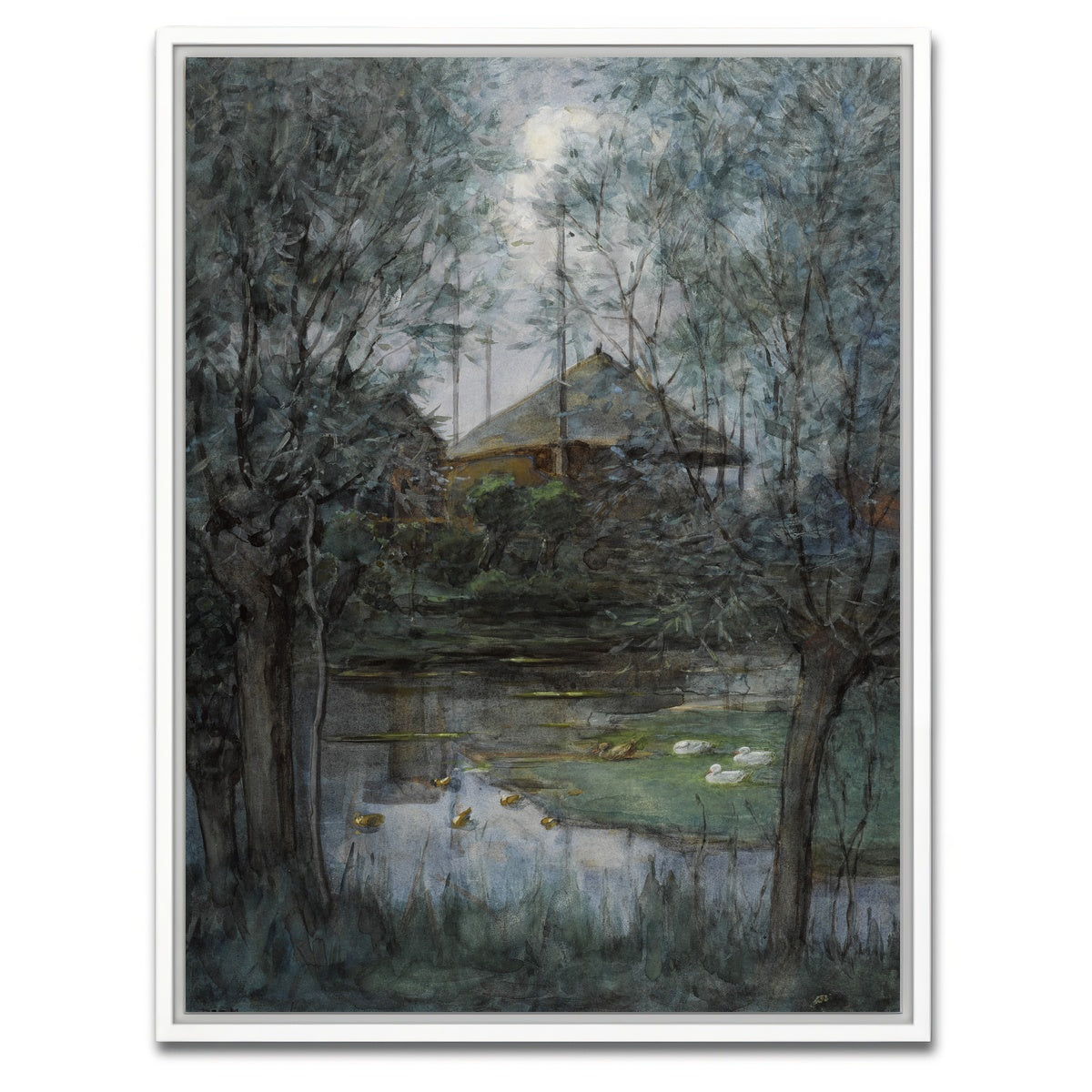 AUTO-MOCKUP WHITE | Hooischelf | 1 Piece | White Framed Canvas | group=3x4