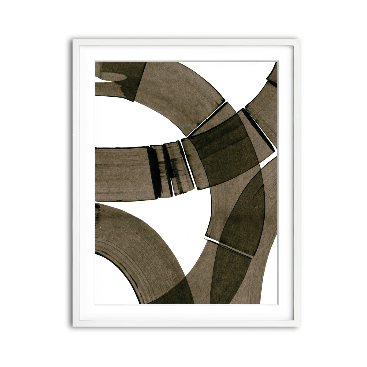 Framed Print 3x4 White