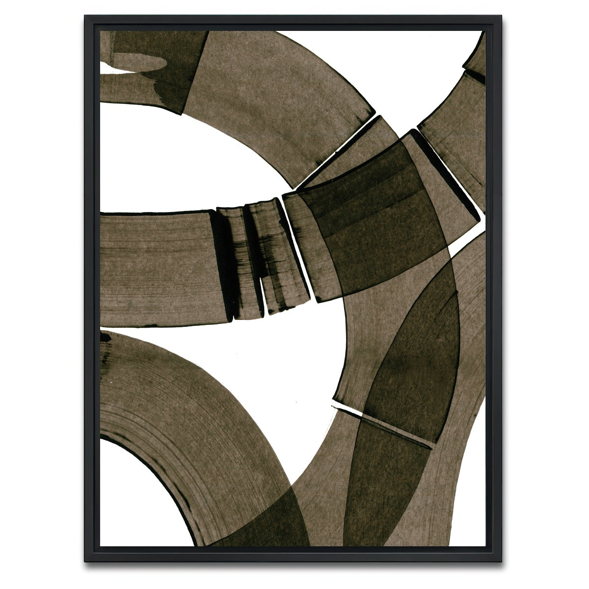 AUTO-MOCKUP WHITE | Hoops | 1 Piece | Black Framed Canvas | group=3x4