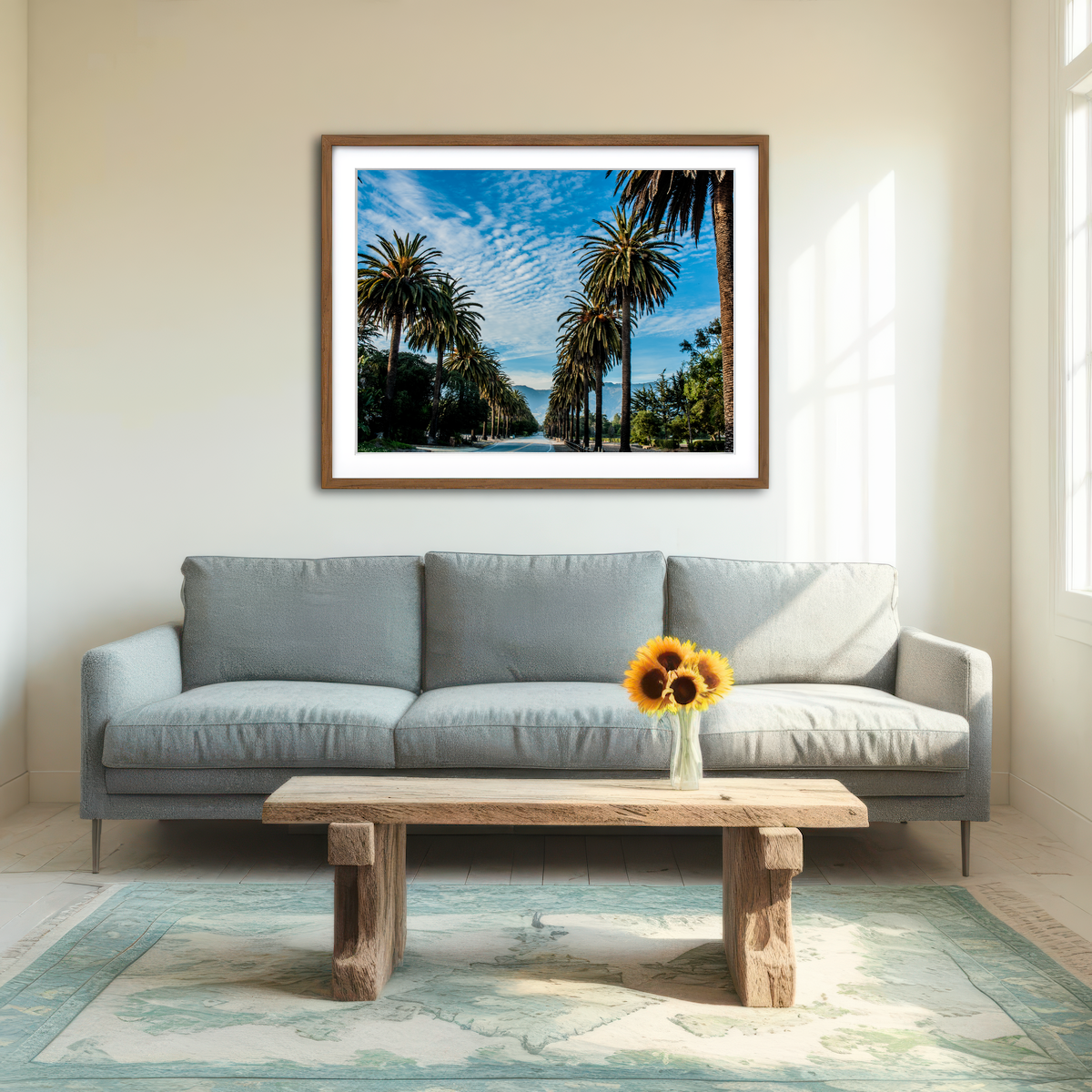 AUTO-MOCKUP ROOM | Hope Ranch Palm Drive Wall Art