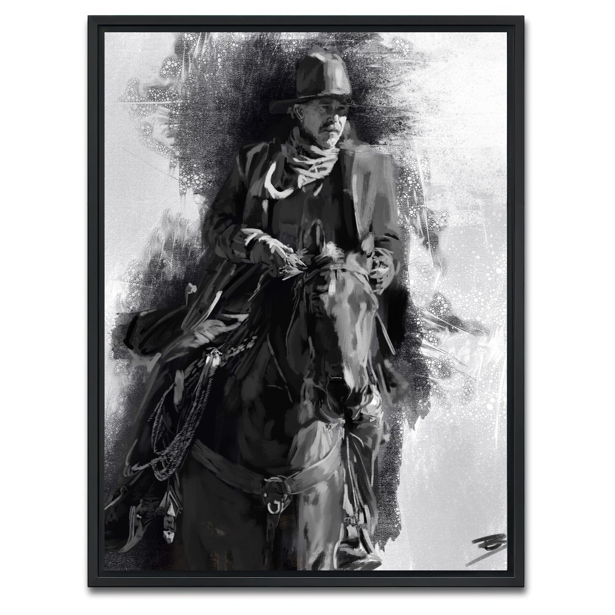 AUTO-MOCKUP WHITE | Horizon - Hayes | 1 Piece | Black Framed Canvas | group=3x4