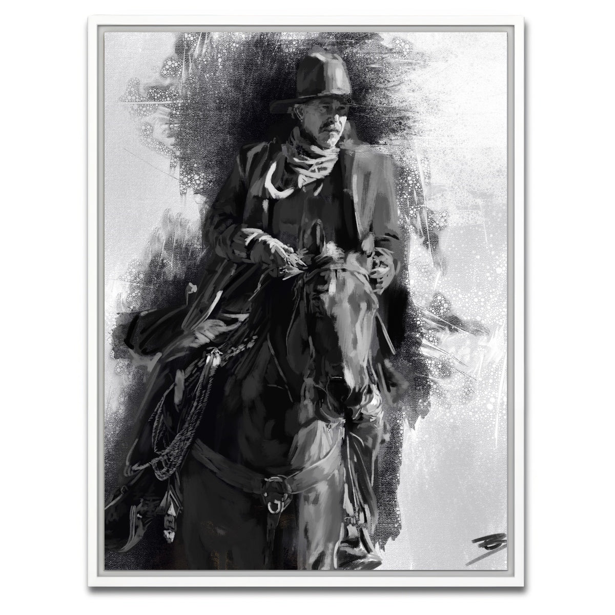 AUTO-MOCKUP WHITE | Horizon - Hayes | 1 Piece | White Framed Canvas | group=3x4