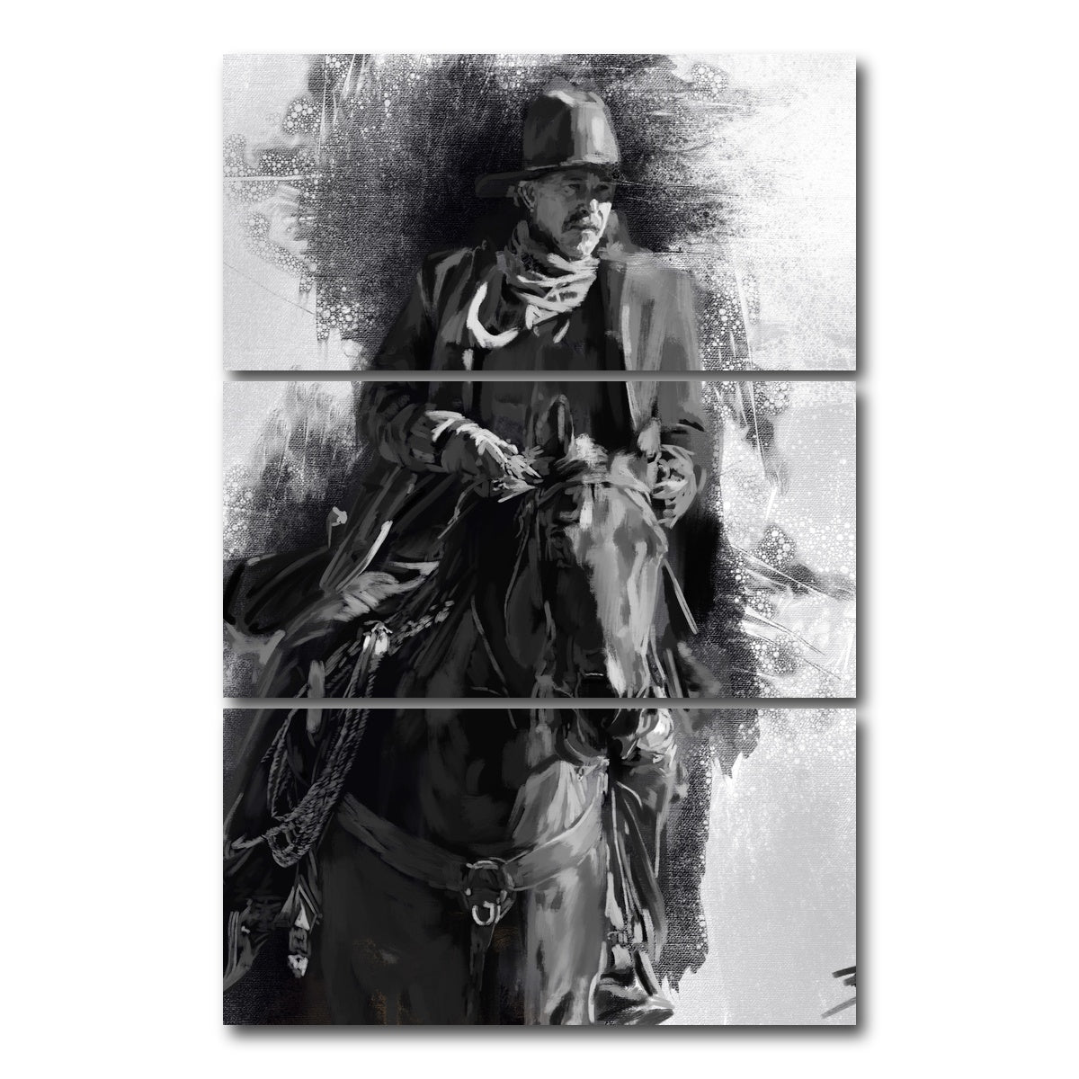 AUTO-MOCKUP WHITE | Horizon - Hayes | 3 Piece | Gallery Wrap Canvas | group=12x24_stacked