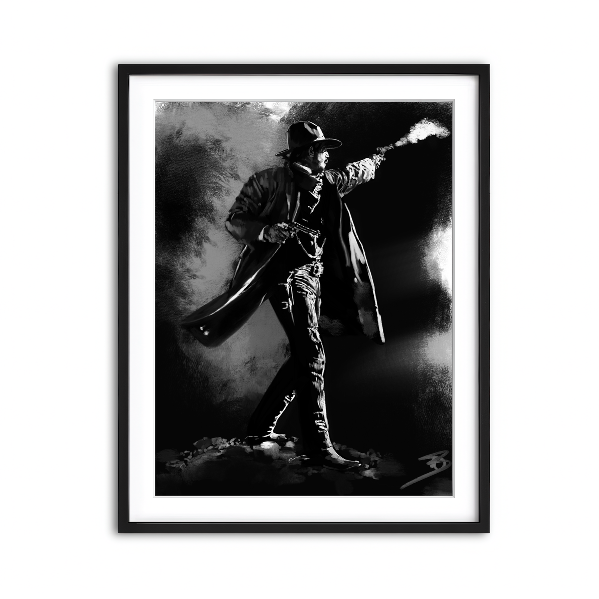 Framed Print 3x4 Black