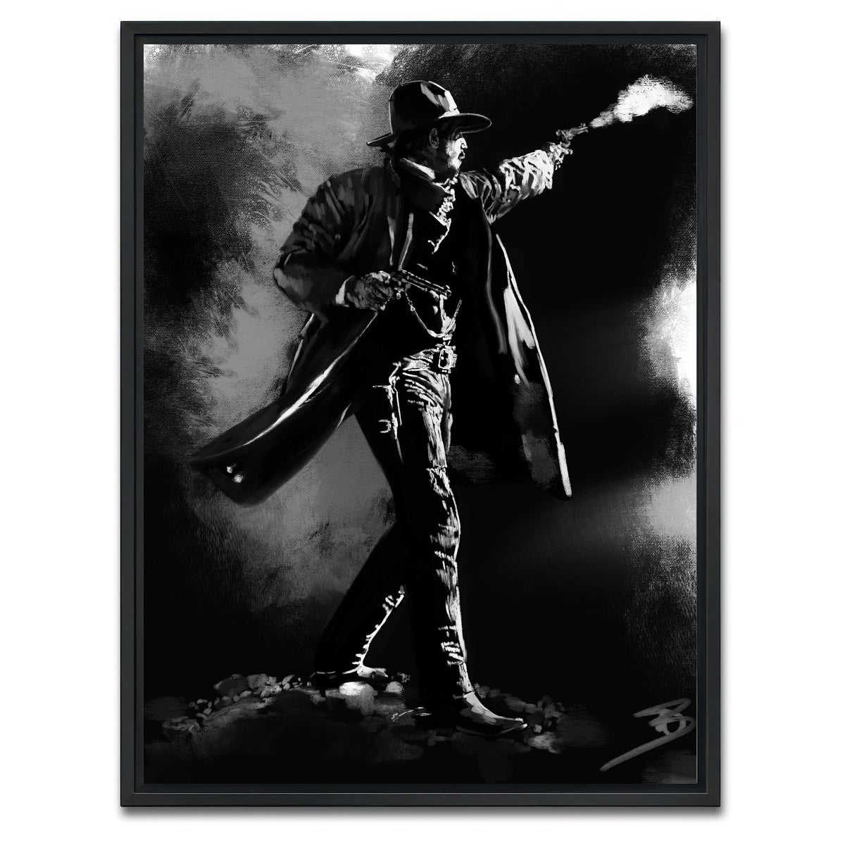 AUTO-MOCKUP WHITE | Horizon | 1 Piece | Black Framed Canvas | group=3x4