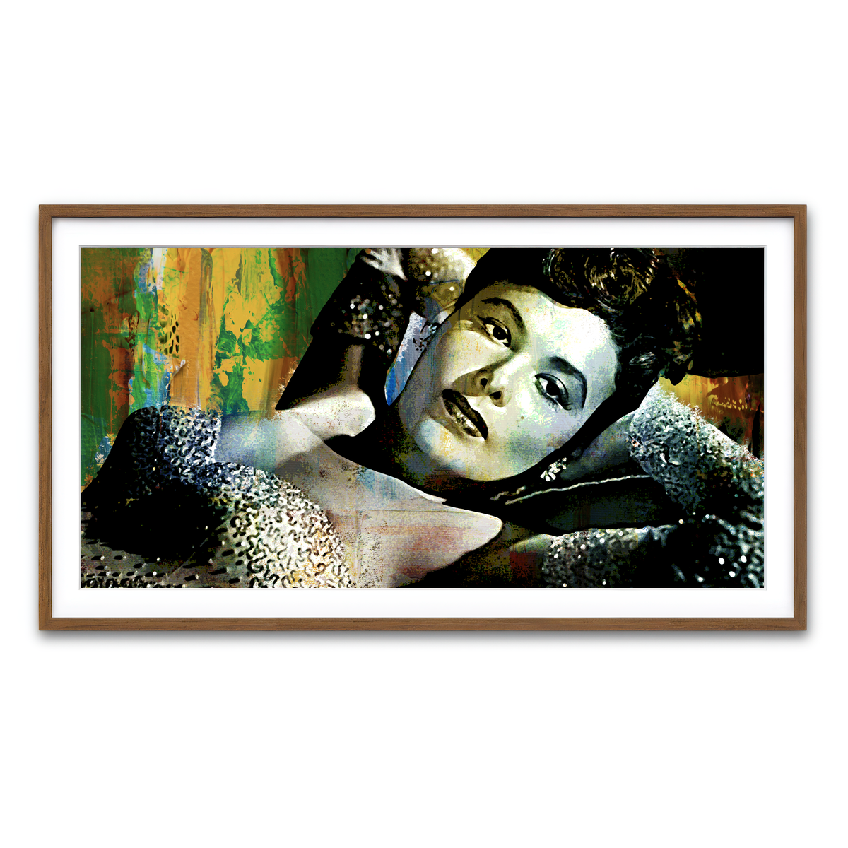 Framed Print 2x1 Walnut