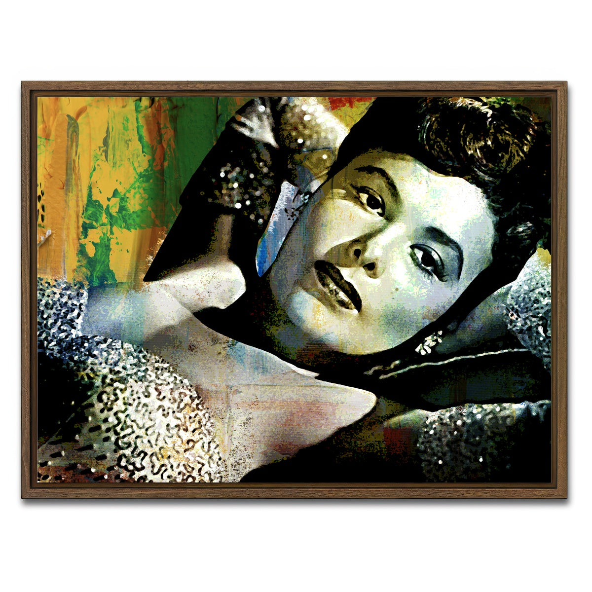 AUTO-MOCKUP WHITE | Horne | 1 Piece | Walnut Framed Canvas | group=4x3