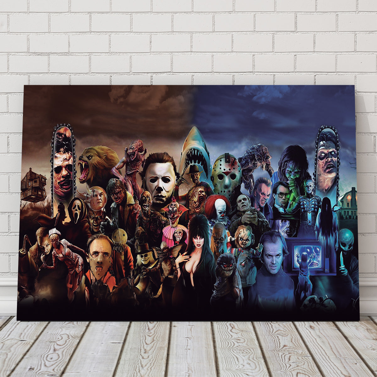 Horror Collage Wall Art
