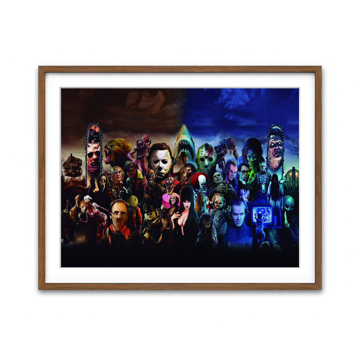 Framed Print 4x3 Walnut