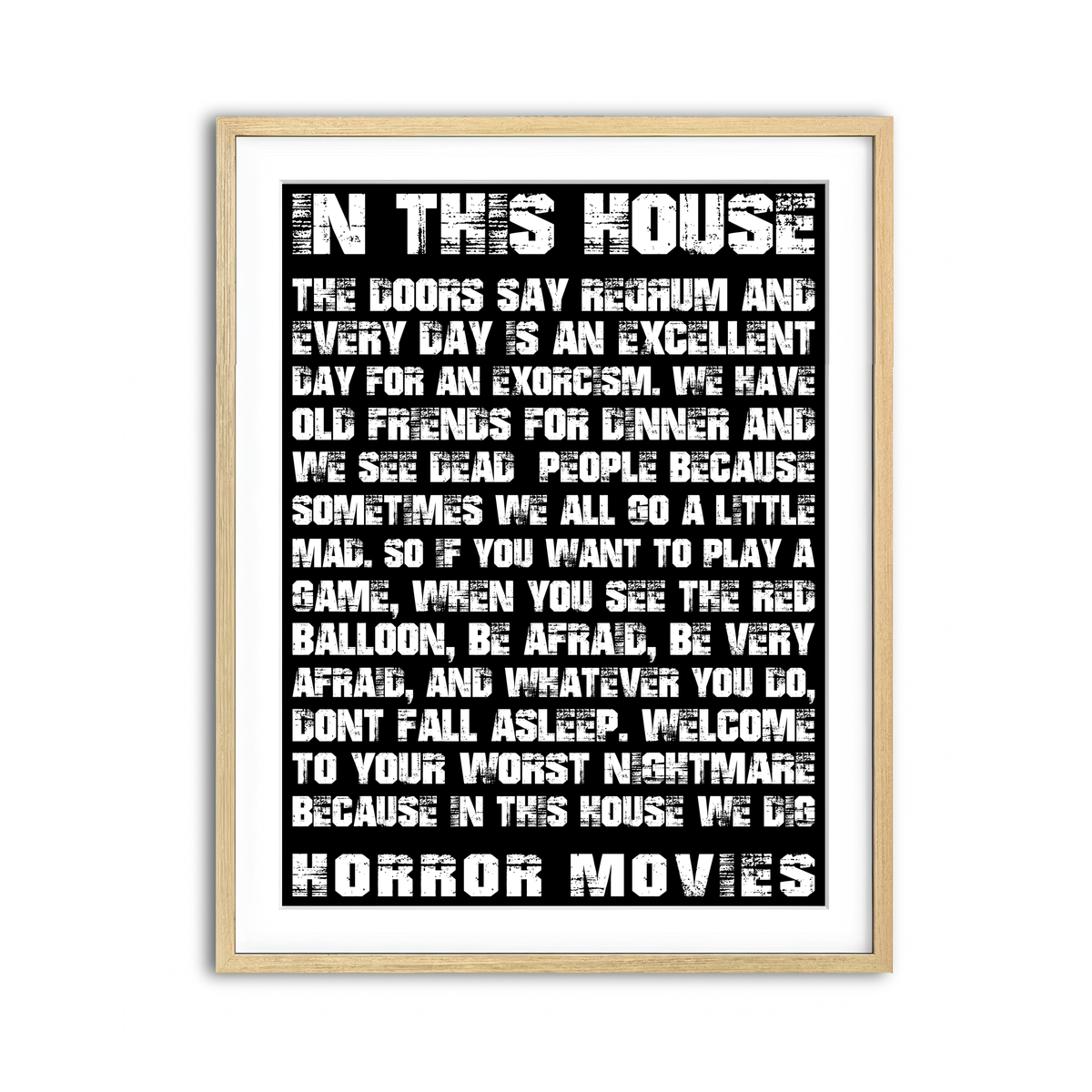Framed Print 3x4 Natural