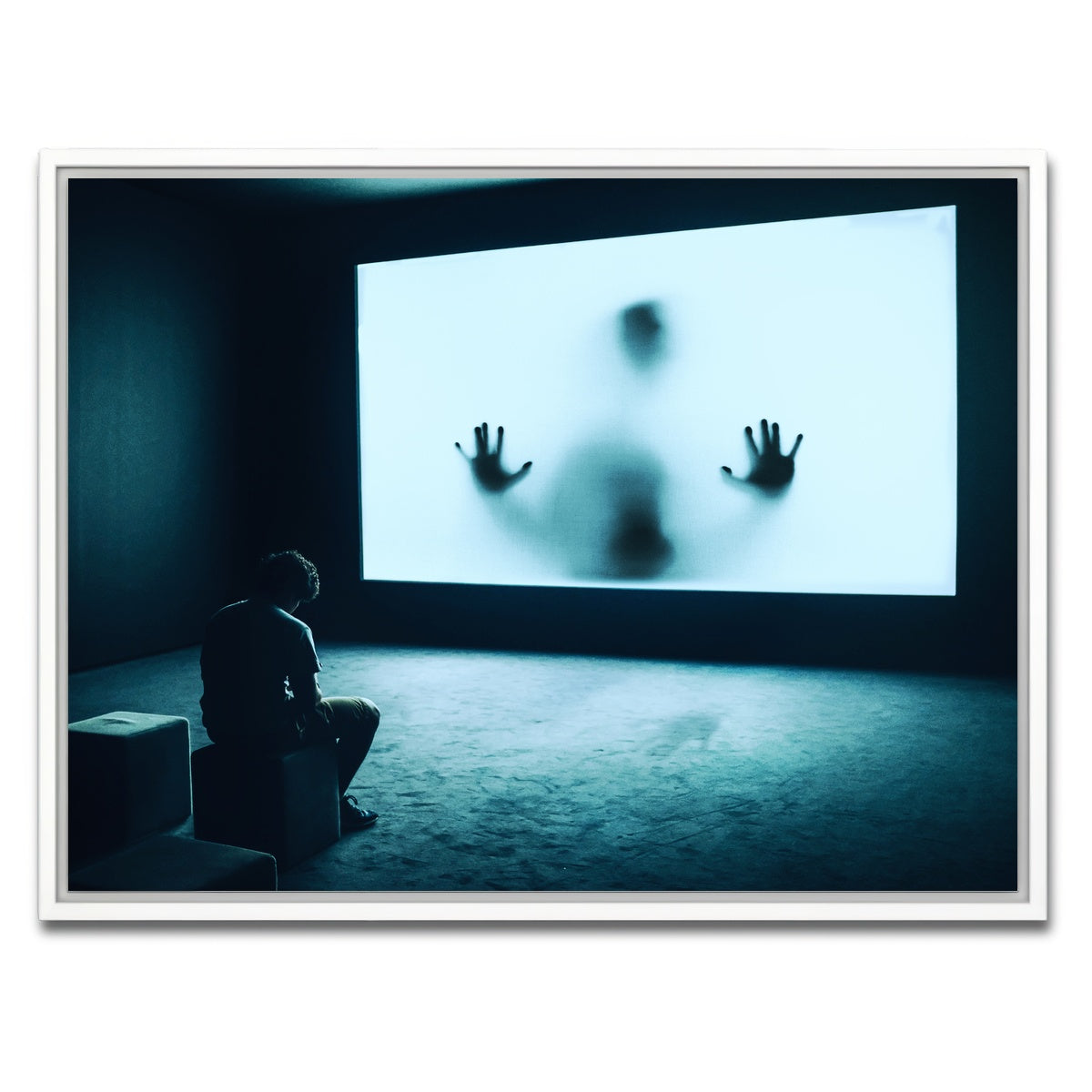 AUTO-MOCKUP WHITE | Horror | 1 Piece | White Framed Canvas | group=4x3