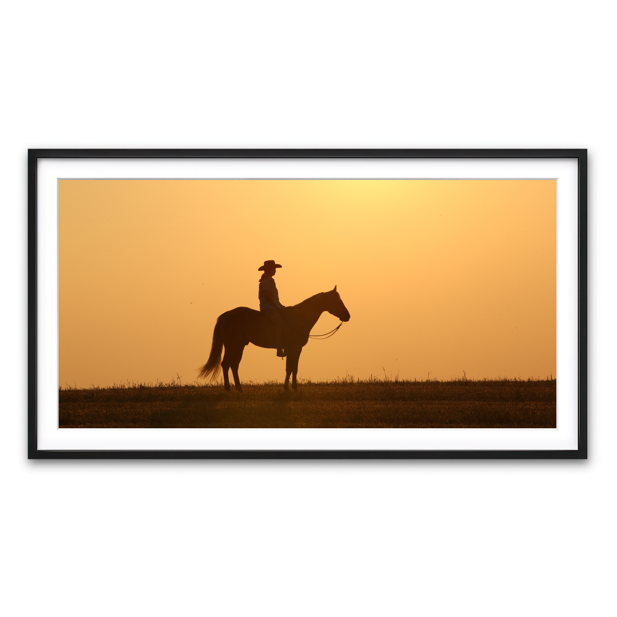 Framed Print 2x1 Black