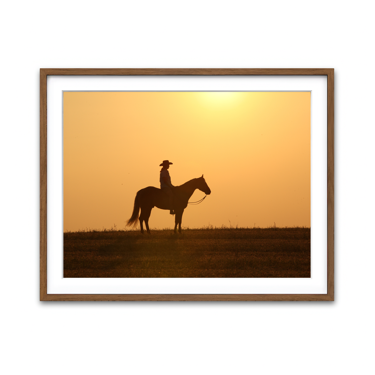 Framed Print 4x3 Walnut